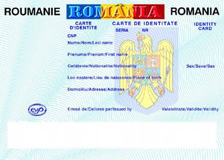 Exemplu de act de identitate